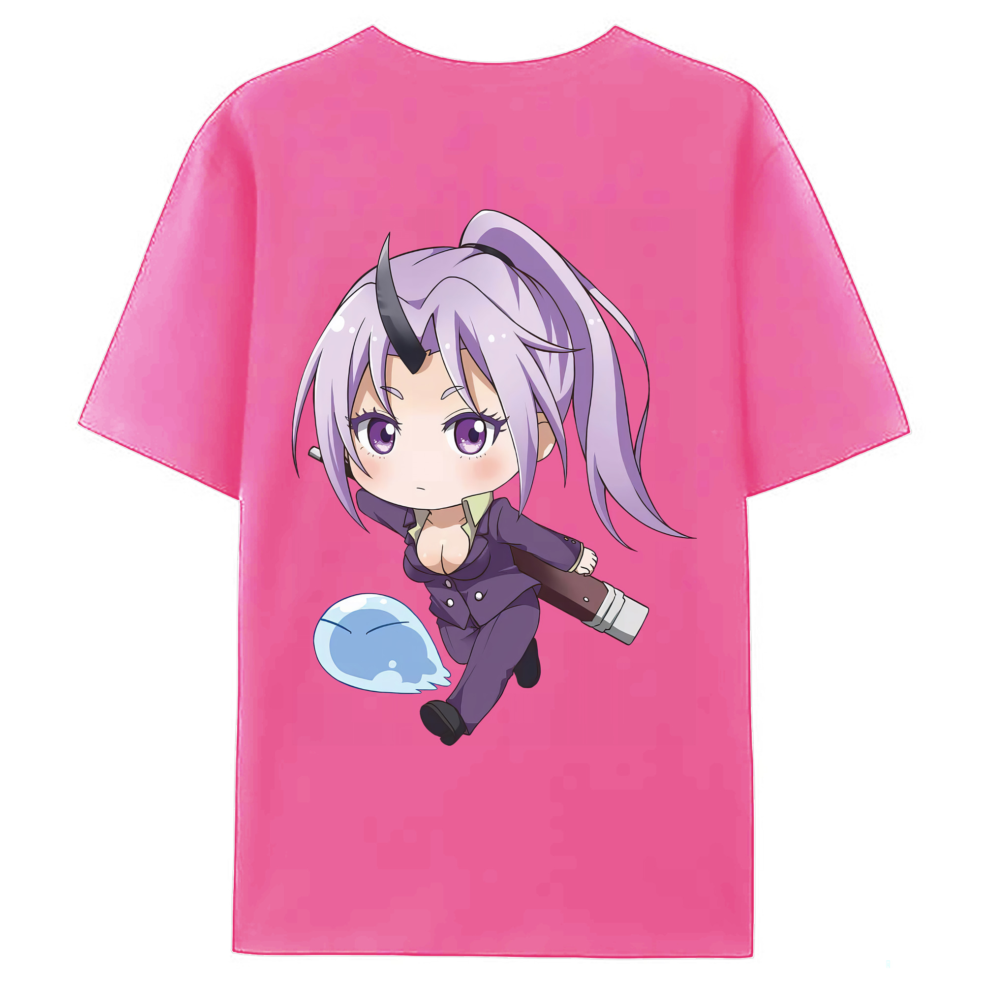 （画像用） 転スラ Regarding Reincarnated to Slime レディース半袖Tシャツ(バックプリント)